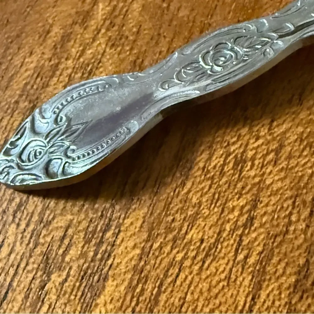 Vintage Lusterware Serving Set of 4 Stainless Steel